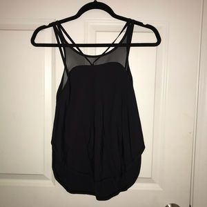 Lululemon anew singlet tank top black size 2